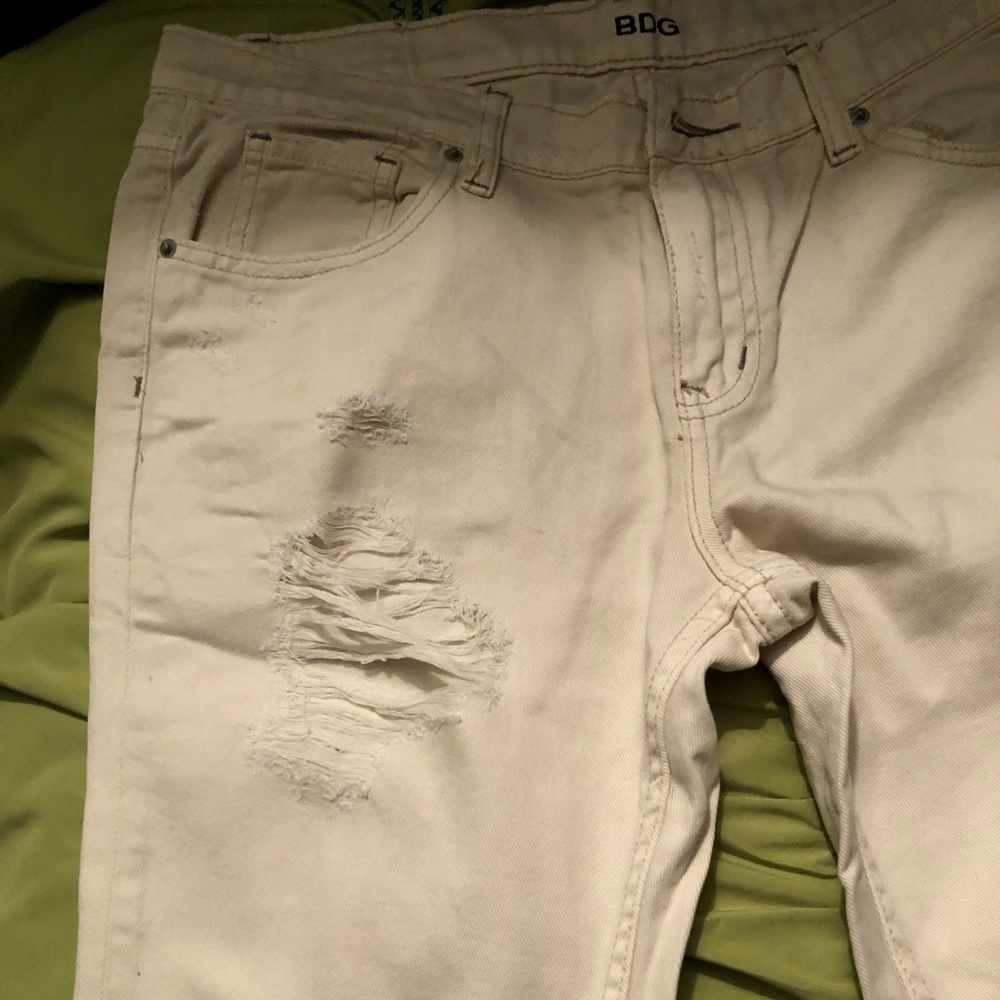 Distressed Denim Jeans